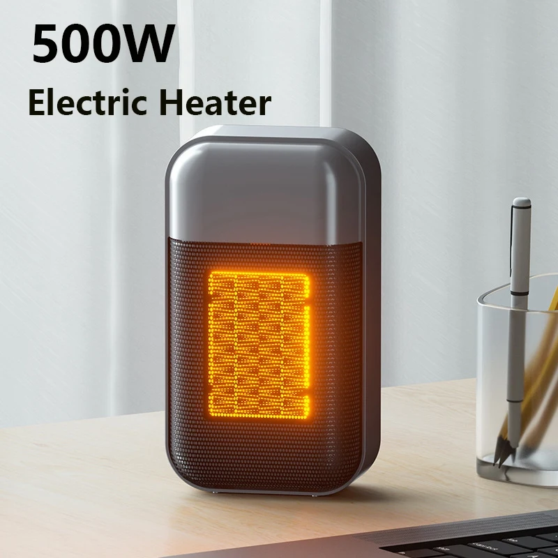 

Mini Electric Fan Heater Space Heater PTC Fast Heating Air Heaters Portable Electric Heater Radiator EU Plug