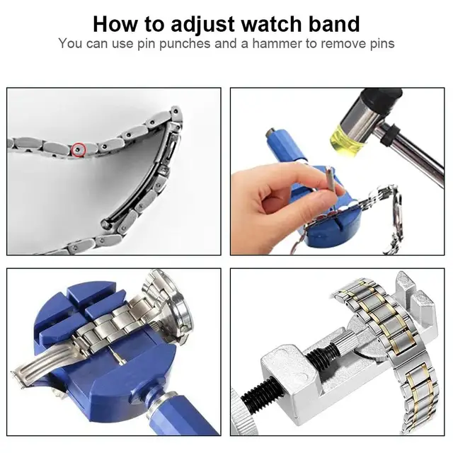 Wrist Watch Strap Tool To Adjust Watch Bracelet Watch Band