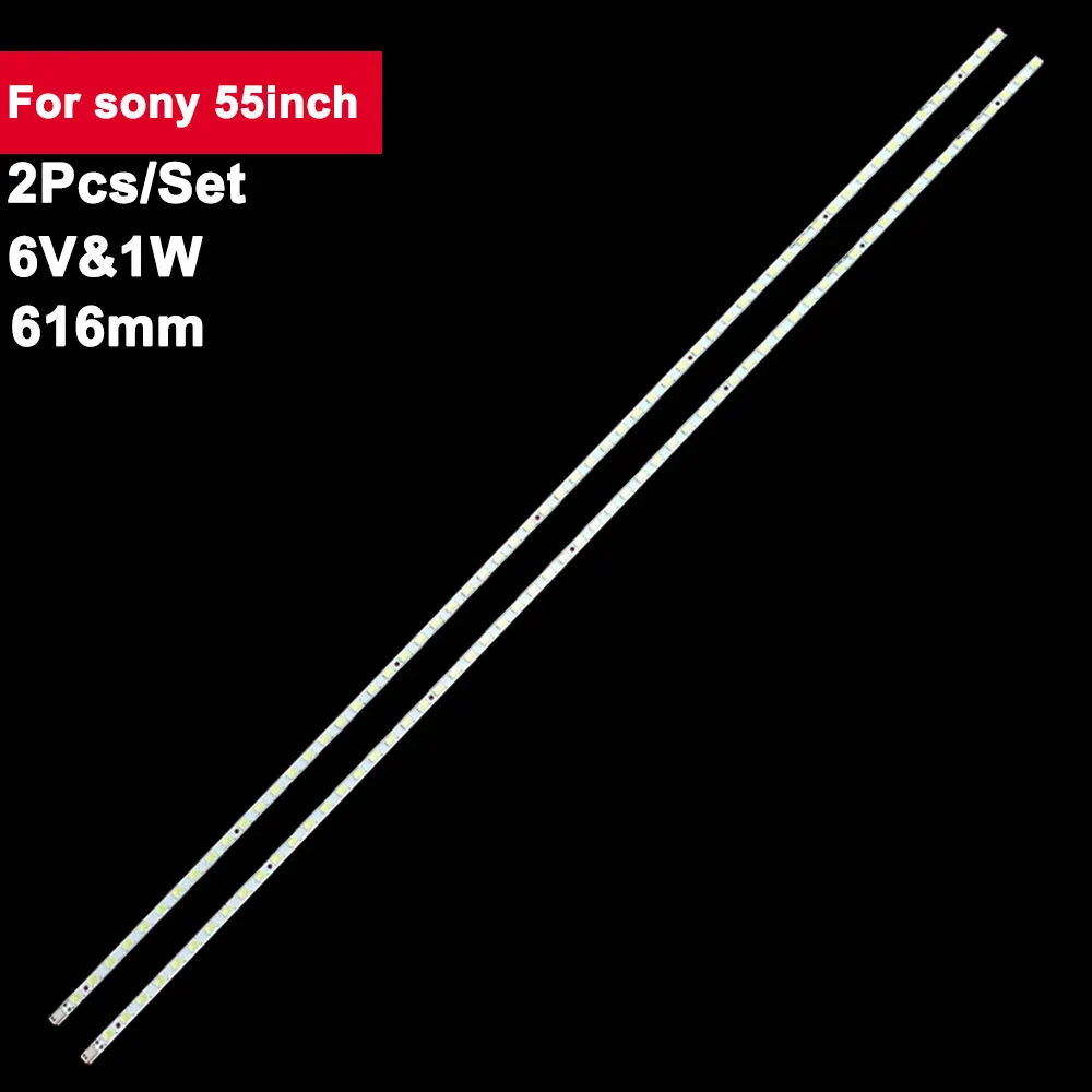 Striscia Led Retroilluminata Tv Per Sony 55 Pollici 60Led Sls55-5630-Sony-120Hz-100312 2 Pz/Set Kdl-55Ex710 Lj64-02566A Lj64-02567A