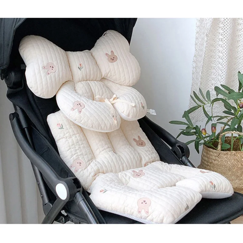 Baby Kinderwagen Sitz Liner Schutz Neugeborenen Baumwolle Auto