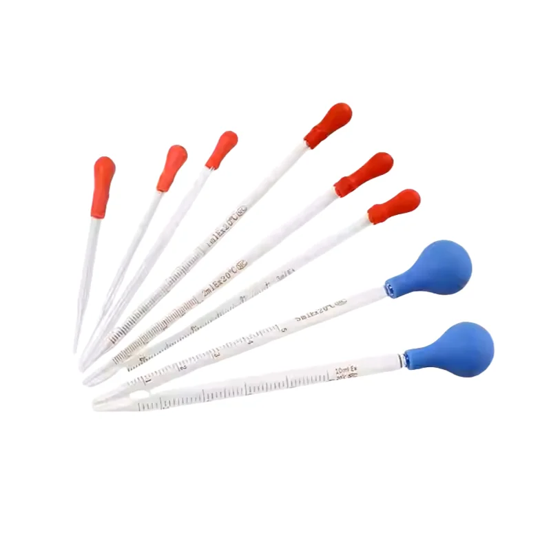 Glass dropper plastic head dropper