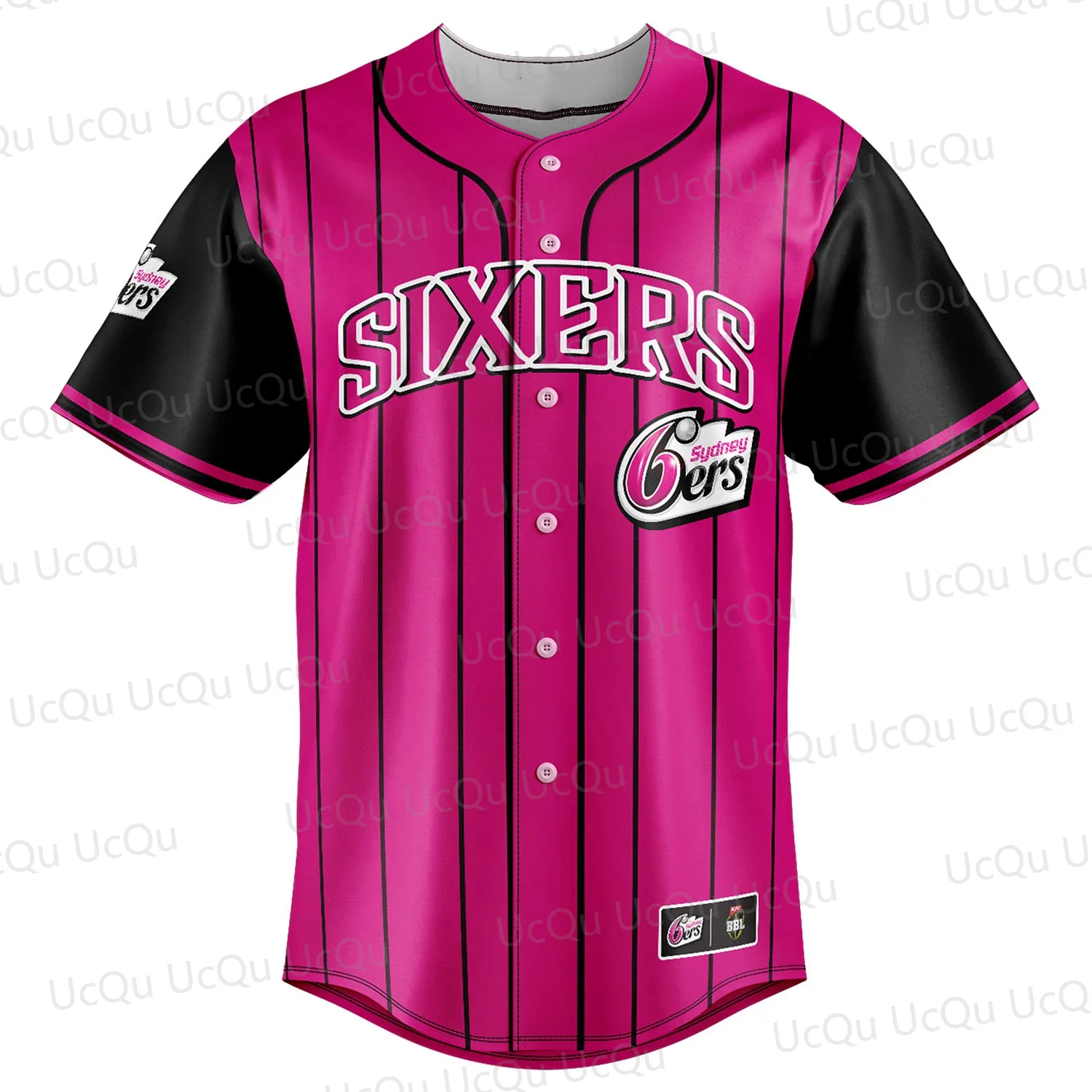 New Arrival Summer Australian BBL Sydney Sixers 2024/25 Mens Replica BBL Jersey  Training Jersey Kid Uniform For Adult&Kid 3