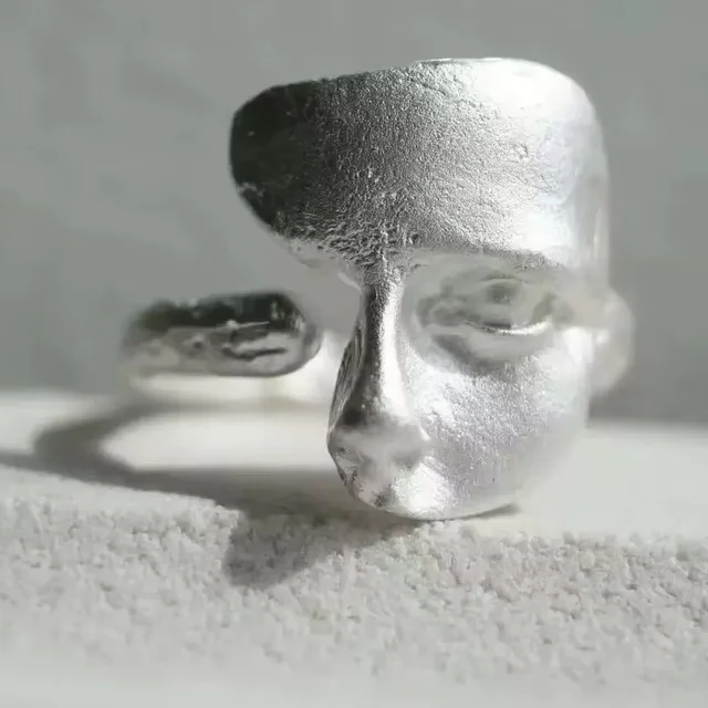 Bague Girlbible en argent sterling 925 pour femme, couple, minimaliste, faite à la main, rétro, avec pierre noire, bijoux de fête, cadeau, anti-allergie