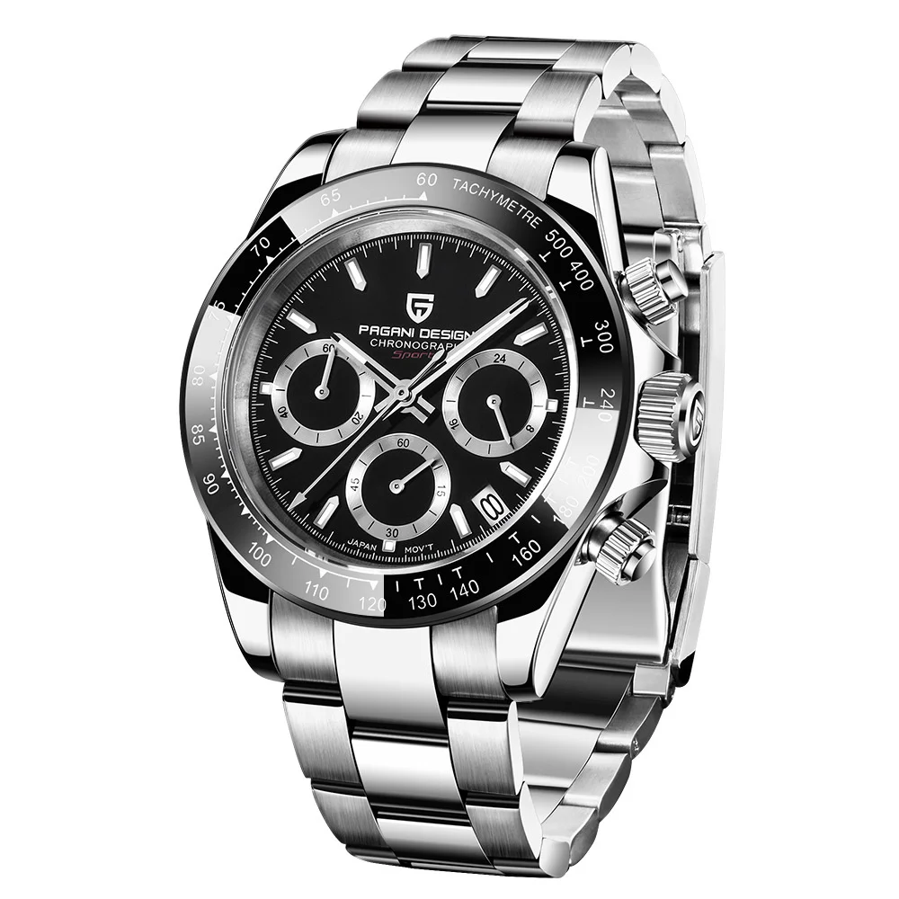 PAGANI DESIGN Watch For Men Light Luxury Automatic Date Night Glow Waterproof Business Leisure Simple Quartz Watch Reloj Hombre