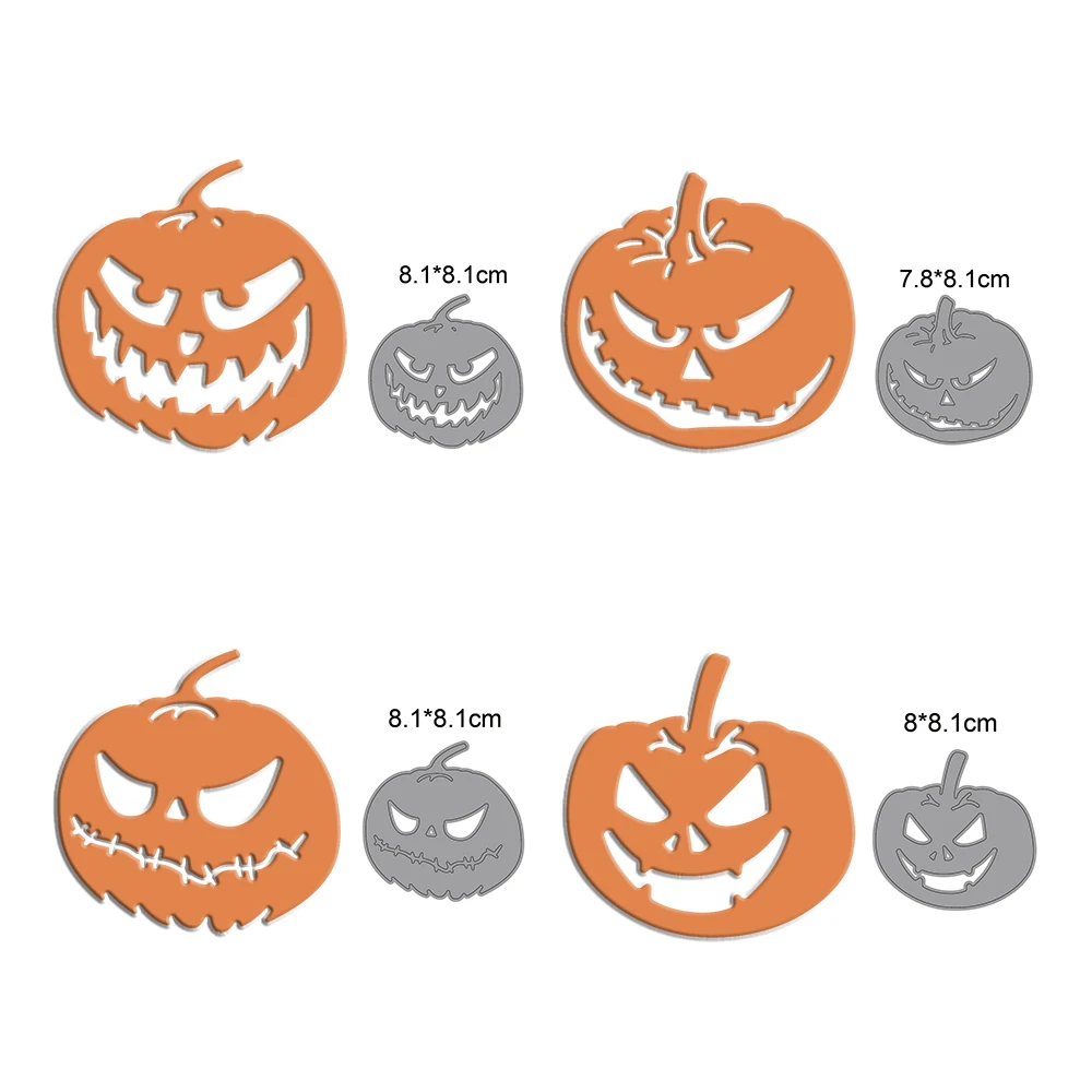 Metal Die Cuts Scrapbooking Halloween Halloween Pumpkin Metal Die