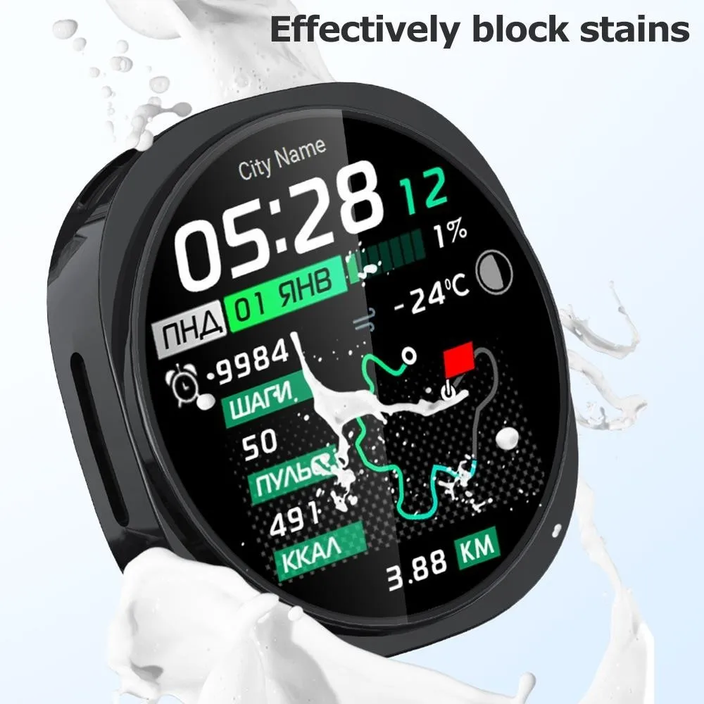 Luxury Stainless Steel Metal Strap with Full Coverage Case - Premium Bracelet Accessory