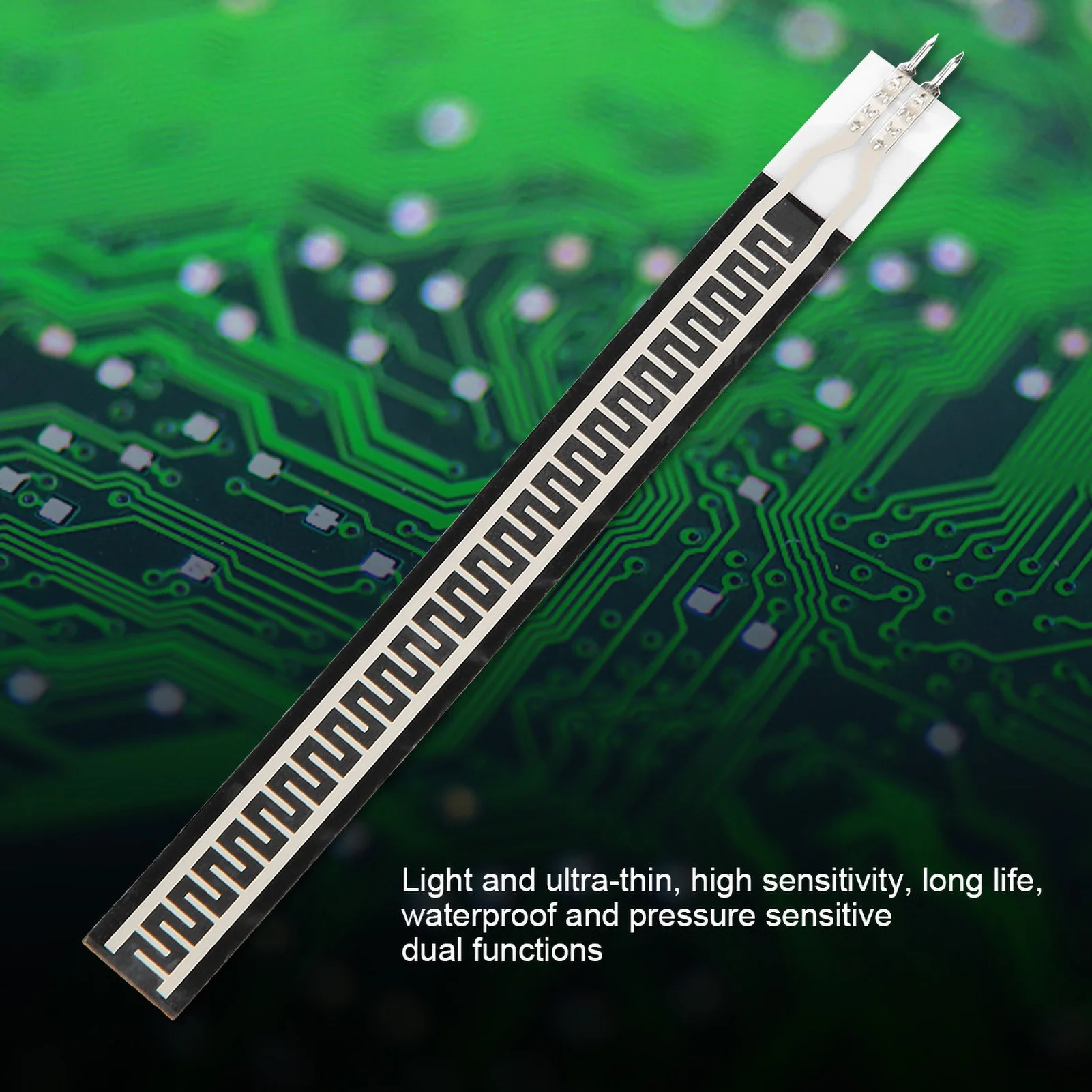 ZD10-100 500g Resistance Type Thin Film Pressure Sensor Force Sensor Length 100mm Width 10mm