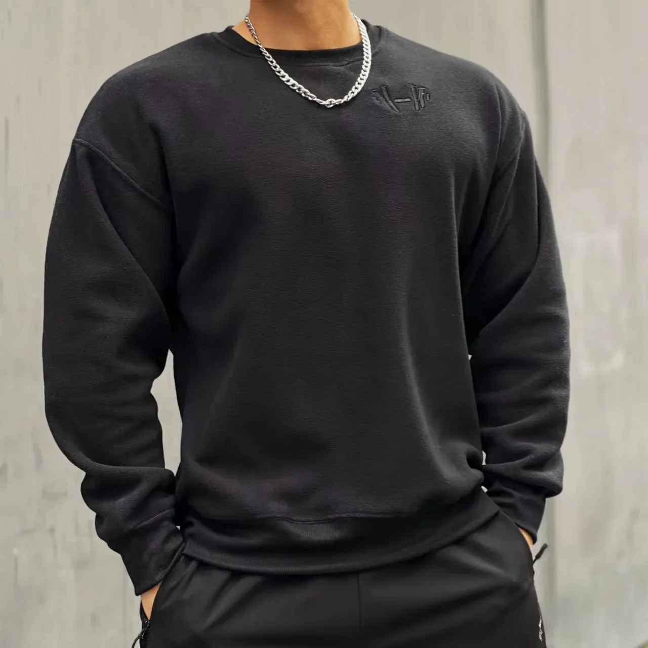 남성용 양면 플리스 재킷, 루즈핏 따뜻한 긴팔 스포츠 캐주얼 러닝 피트니스 체육관 재킷, 가을 겨울 신상