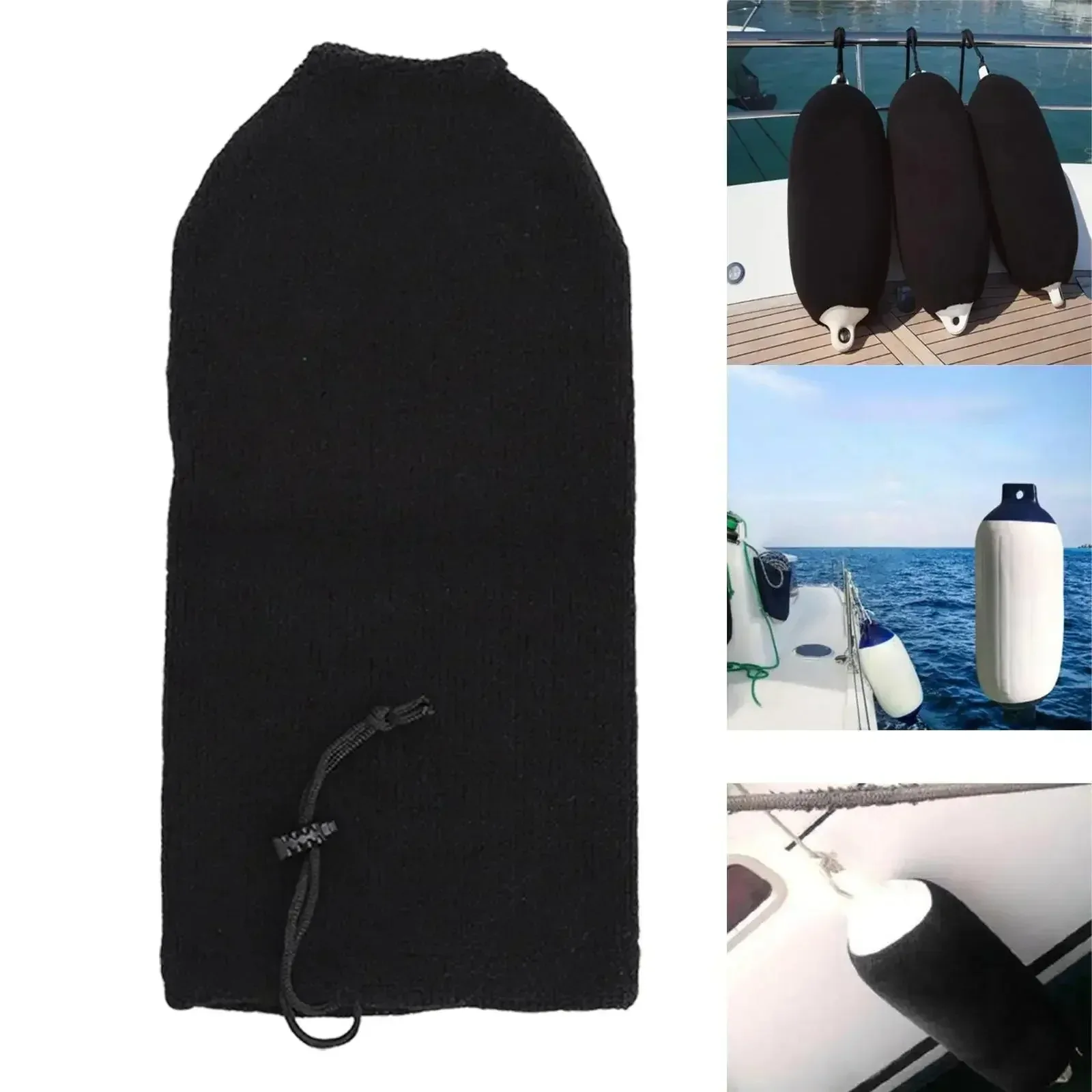 Boat Fender Cover Protector Anti-Collision Ball Sleeve Protection Marine Yacht Bumper Fender Cover 11x40cm/14x50cm/16x58cm boat cover