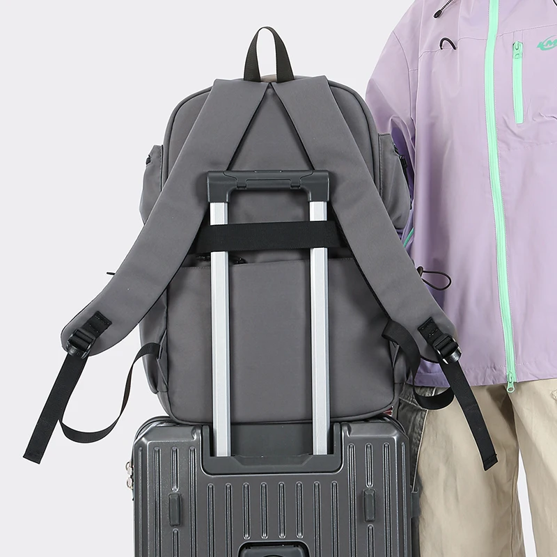 Large capacity durable backpack -15.6-inch laptop backpack with multiple pockets | Travel and hiking bag | Zipper closure