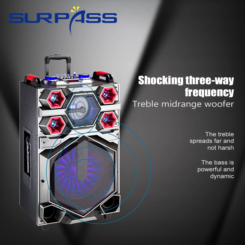 Speaker Karaoke Portable Outdoor Big 