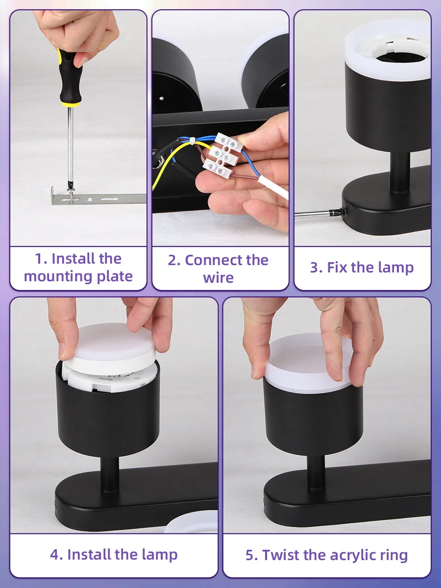 DownLight GX53 For Living Room Kitchen Bedroom Corridor Spot Ceiling Light LED 110-220V Room Decor Spotlight Led Home Wall Light
