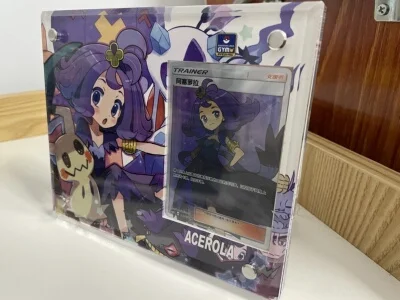 Pokémon PTCG Japanese version アセロラ Acerola Exclusive Acrylica
