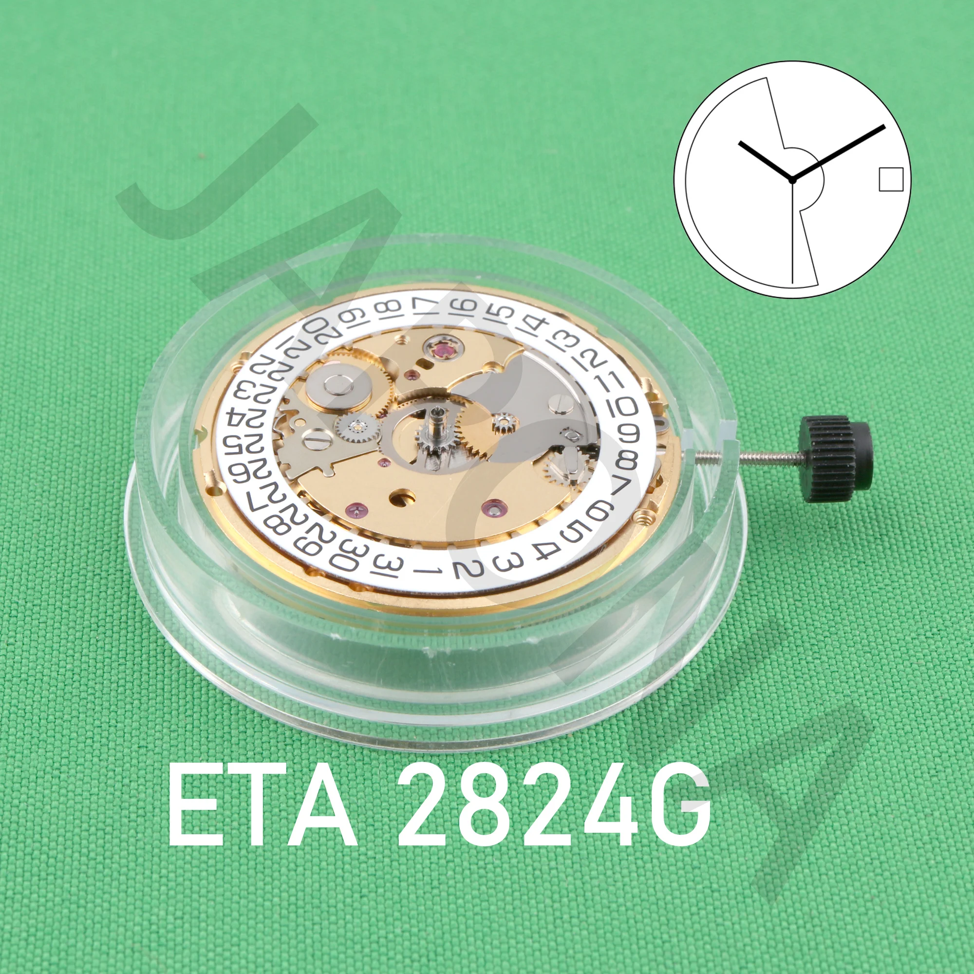 ETAムーブメント スモセコ