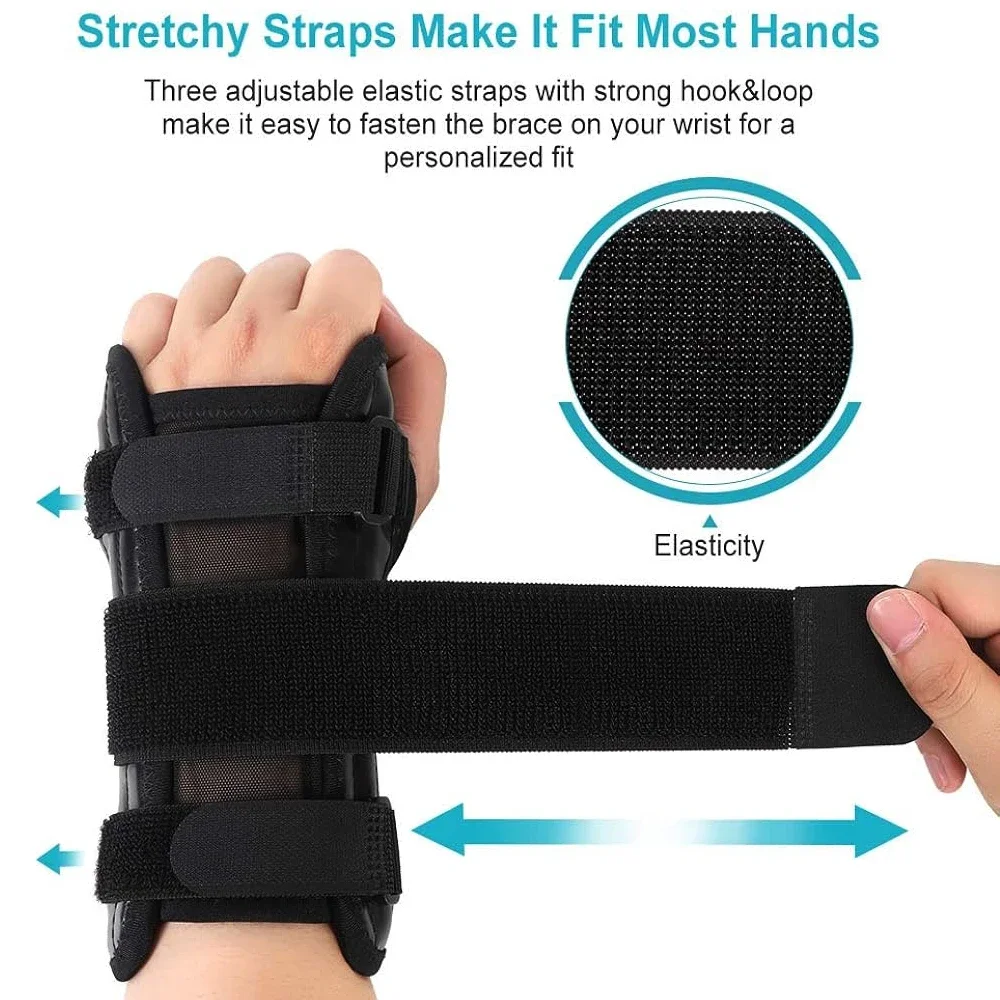 1PCS Wrist Brace for Carpal Tunnel Night Sleep Support Arthritis Tendonitis Compression Hand Support Wrap with Splints sports wrist guards