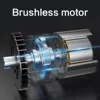 2000N.M High Torque Brushless Electric Impact Wrench Cordless 1/2" Wrench Drill Car Repair Power Tool For Makita 18V Battery 4