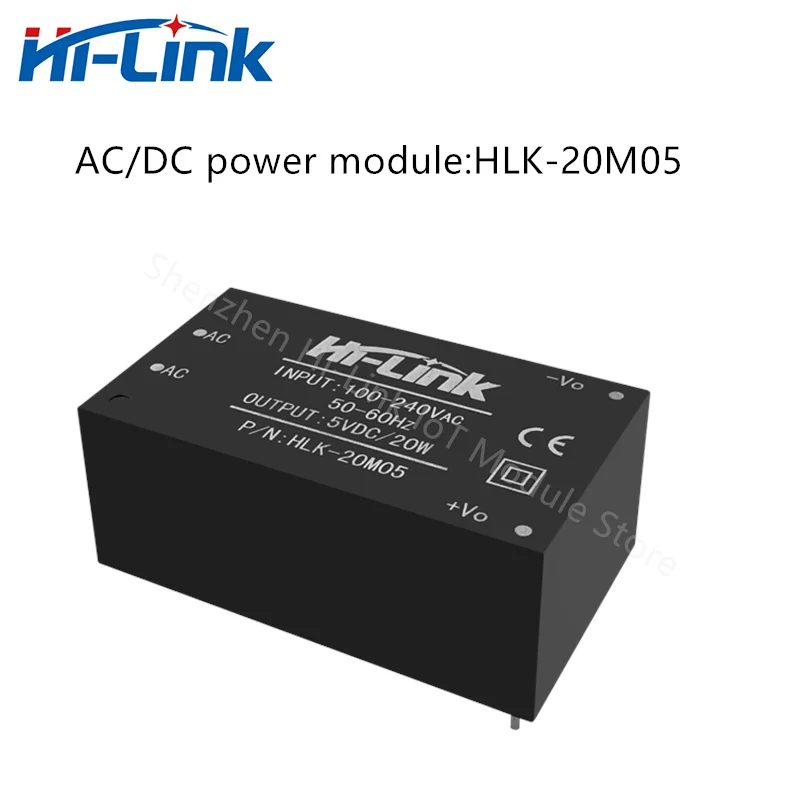 Hi-Link AC DC Circuit Converter HLK-20M05 220V To 5V 20W Output Mini Adjustable Supply Power Module Household Intelligent Power Supply Switching Power Supply