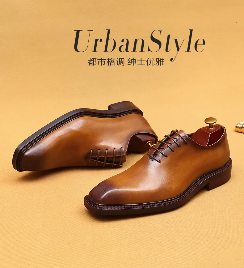 Scarpe Oxford Uomo In Pelle - Formali, Antiscivolo, Con Lacci - Foto 9