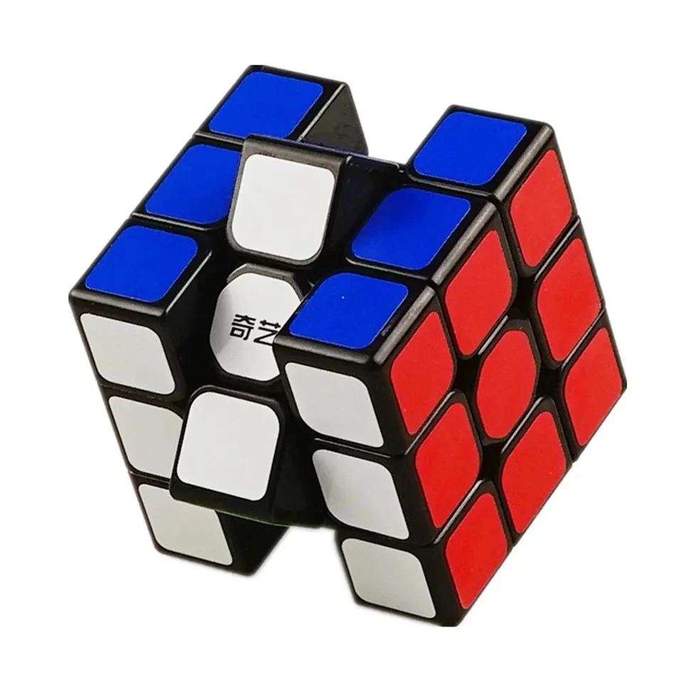 Qiyi 세일 W 3x3 매직 큐브, QY 스피드 큐브, Qihang W 블랙 스티커 버전, 3x3x3 큐브