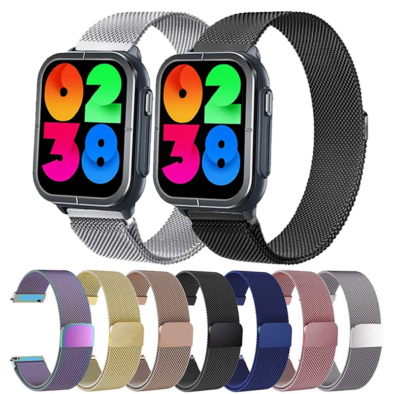 

For Mibro C3 Strap Metal Watchband Accessories For Mibro Lite 2 Straps For Mibro A2 T1 GS C2 Lite X1 Bracelet Magnetic loop band