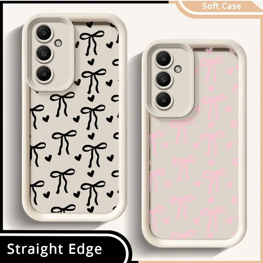 Pink Heart Bow Phone Cover Case