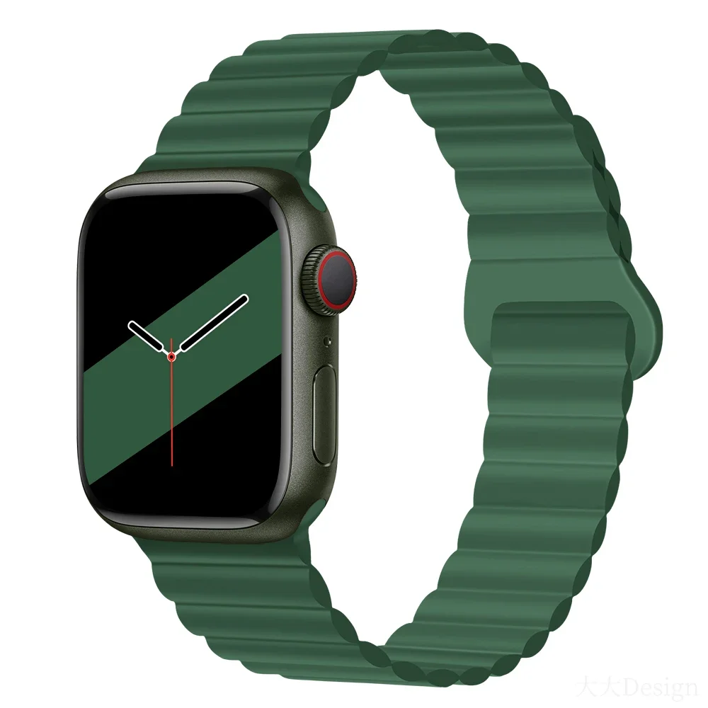 Premium Sports Silicone Magnetic Watch Strap