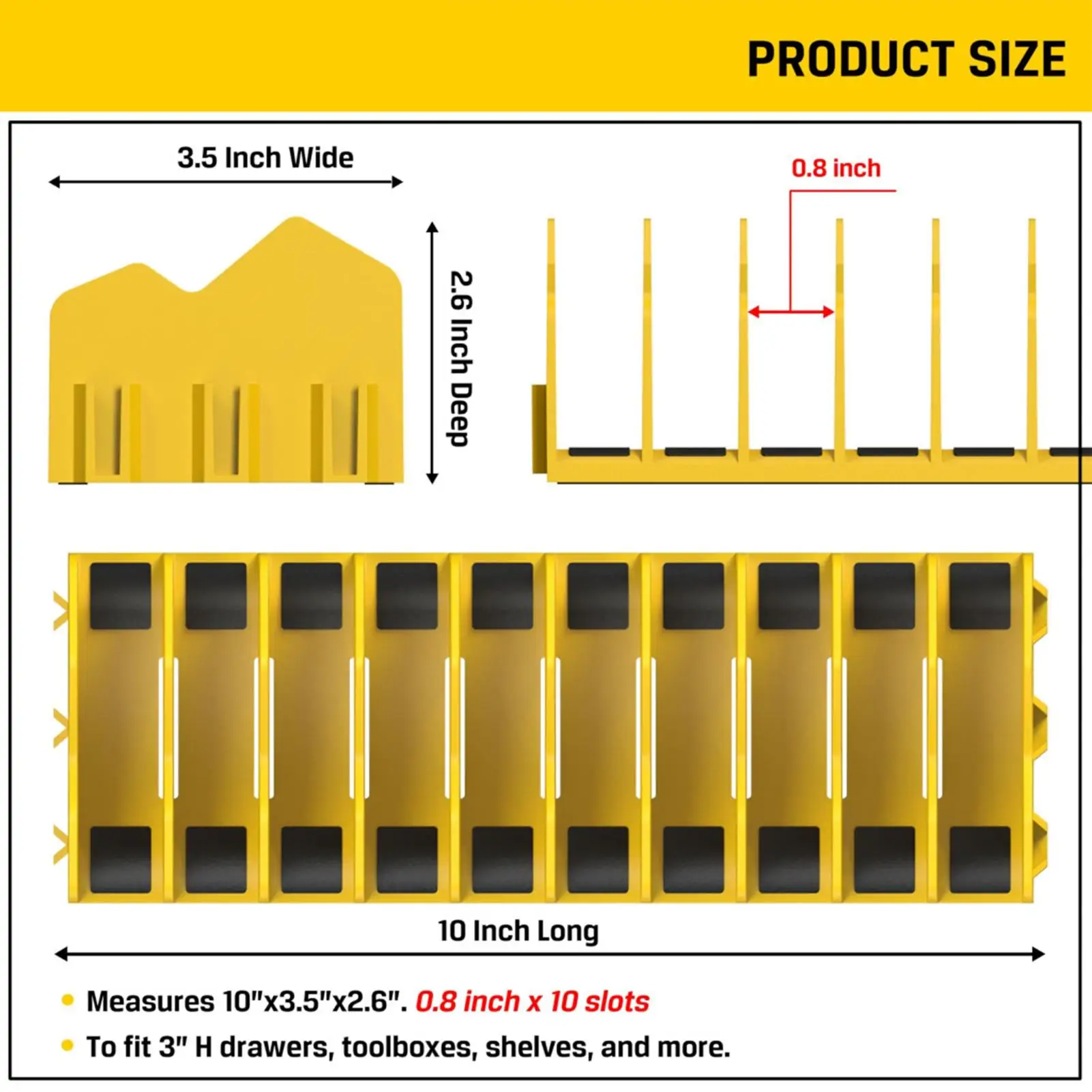 실용적인 플라이어 정리대, 최대 10개의 플라이어를 보관할 수 있는 서랍형 공구함, 견고한 플라이어 도구 공간 절약형 정리대