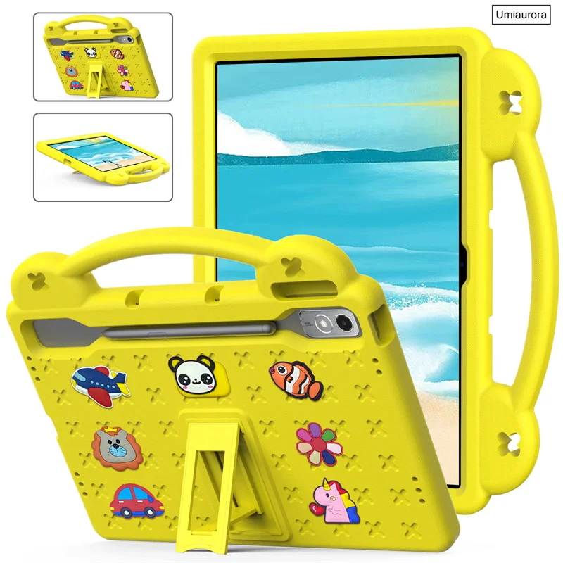 Kids Shockproof EVA Handle Stand Tablet Case