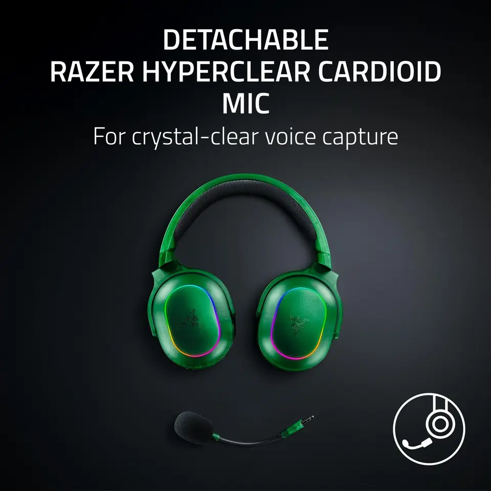 Razer Barracuda X Chroma Wireless Gaming Headset: 2.4GHz Wireless