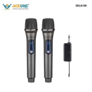 Universal Wireless Microphone For Home Karaoke, One To Two U-segment Receiver,Outdoor KTV Singing Microphone, Universal 1