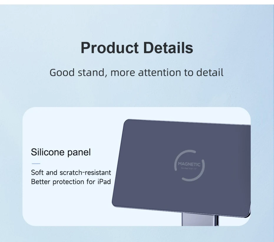 Hagibis-Suporte Magnético Dobrável para iPad Pro, Suporte