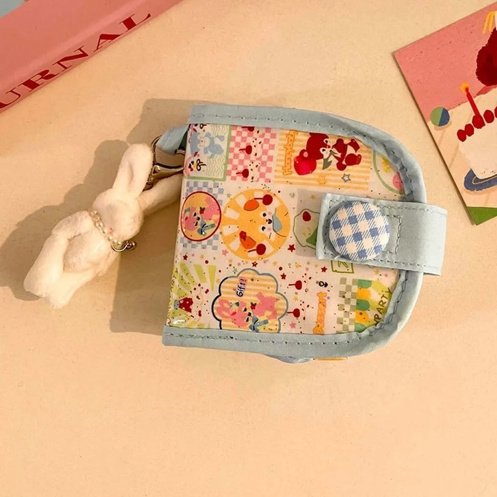 Cartoon-Tier Dopamin Geldbörse PVC Große Kapazität Kleine Make-up Lippenstift-Tasche Kartenhalter Spritzwasserfest – Detail 6