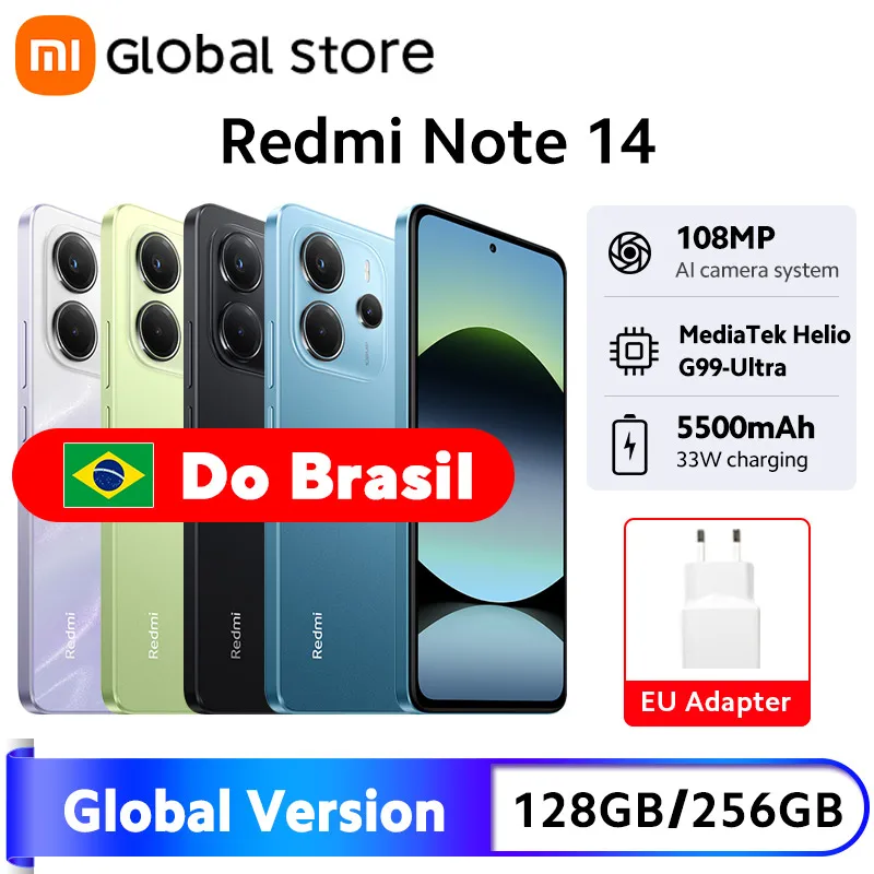 Xiaomi Redmi Note 14 グローバルバージョン 6+128GB Redmi Note 14 - Xiaomi Brasil
