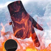 Winter Waterproof Men's Gloves Windproof Sports Fishing Touchscreen Driving Motorcycle Ski Non-slip Warm Cycling Women Gloves 2