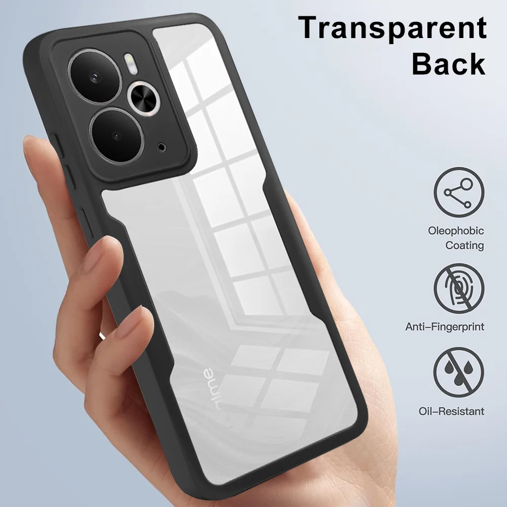 Full Body Shockproof Case with Built-in Screen Protector and Clear Design