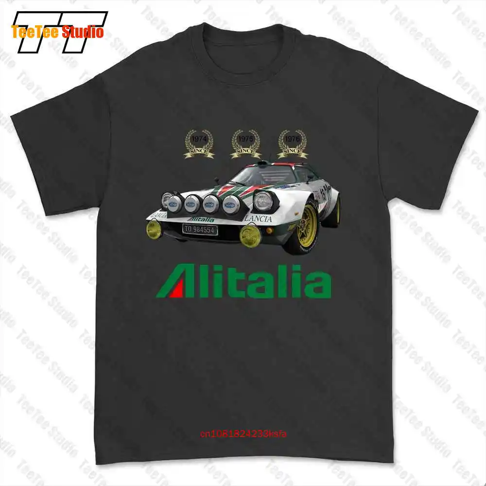 Ралли гонки Lancia Stratos Hf группа 4 футболка GJDX