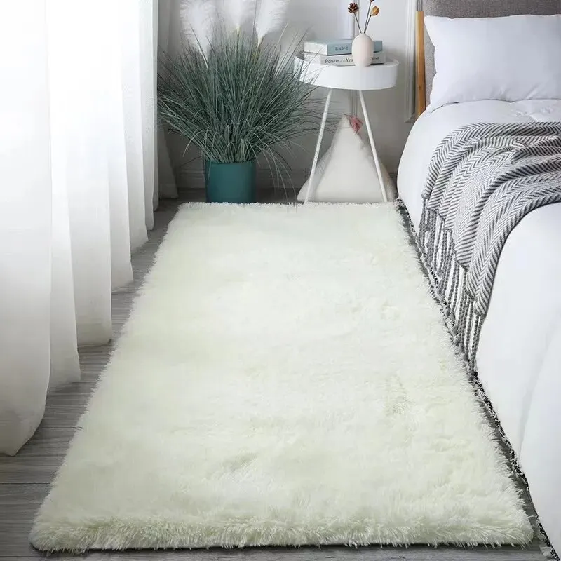 VIKAMA Fluffy Rugs Shaggy Bedroom Area Rugs Non-Slip Machine Washable Soft Modern Plush