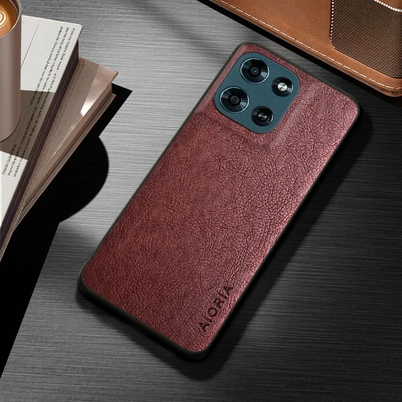 Business Style Durable PU Leather Phone Case Cover