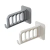 Indoor Self Adhesive Laundry Hanger Drying Rotatable Hook Stand Home Organizer Portable Wall Stick Clothes Hanger Storage Rack 6