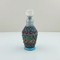 12ML Vintage Essential Oil Glass Jar Middle East Dubai Perfume Bottle Egyptian Style Glass Rod Empty Bottle Furnishings Decor 2