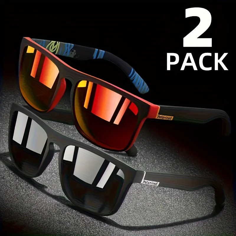 2pcs Polarized Sunglasses 2