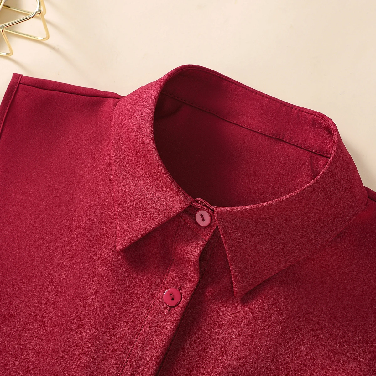 Chiffon einfarbig falscher Kragen lässig gefälschter Kragen Revers abnehmbare halbe Hemdbluse Dickey-Kragen für Frauen – Detail 20