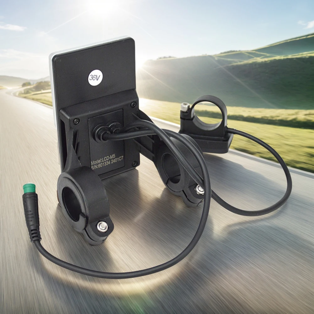 Electric Bike LCD Display Screen 24-48V E Scooter M5 Panel Waterproof Electric Bike LCD Display Meter for Electric Bike