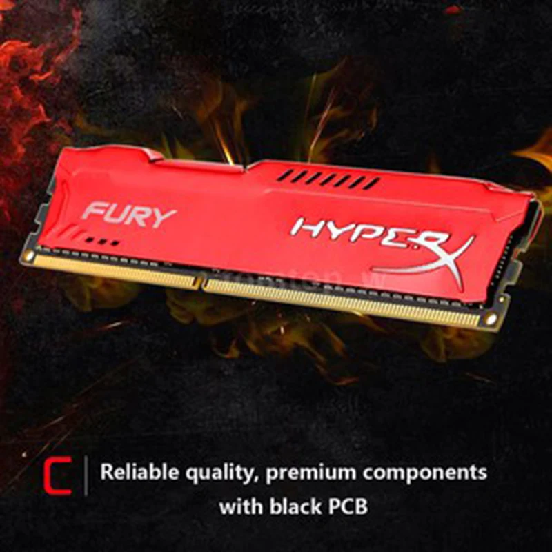 Hyperx Fury Memoria DDR3L DDR3 8GB 1866MHz 1600MHz 1333MHz Desktop