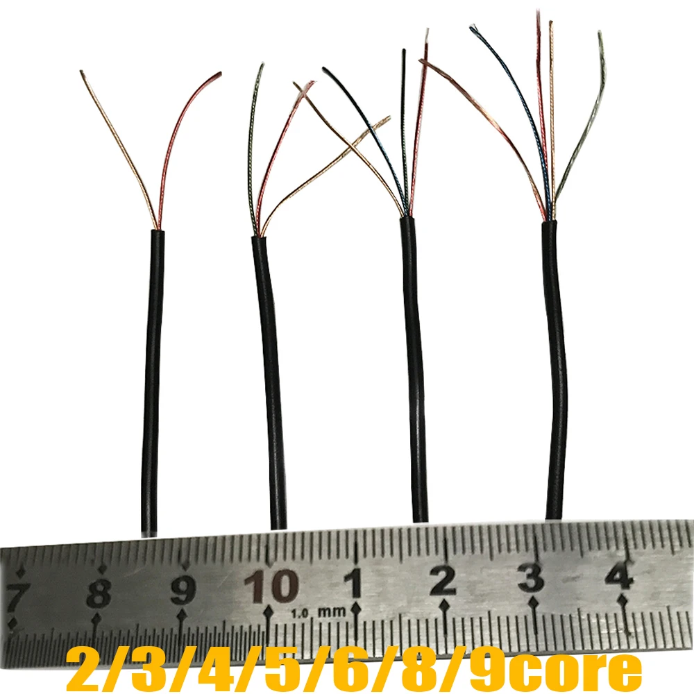 Multi-encalhado Cabo Esmaltado Headconjunto Fio de Ligação Isolada Faça Você Mesmo 2core 3core 4core 5core 6core 8core 9core