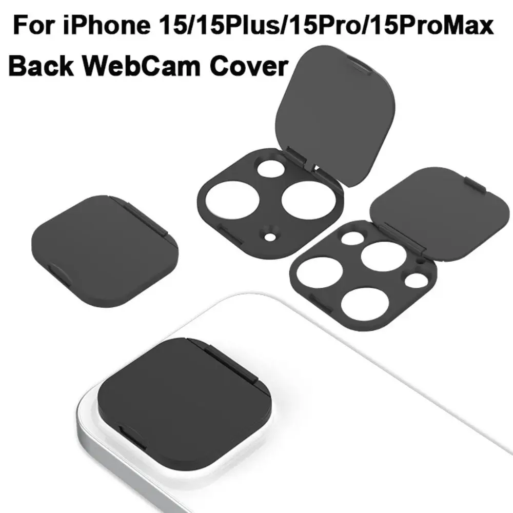 웹캠 커버 후면 카메라 렌즈 플라스틱 개인 정보 보호 스티커 iPhone 15 ProMax 15Plus 용 카메라 커버 보호대