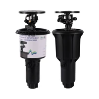 1/2" 3/4" Pulse Pop-Up Impact Sprinkler Head Adjustable Rocker Rotary Buried Sprinkler Flat Farmland Automatic Irrigation 1