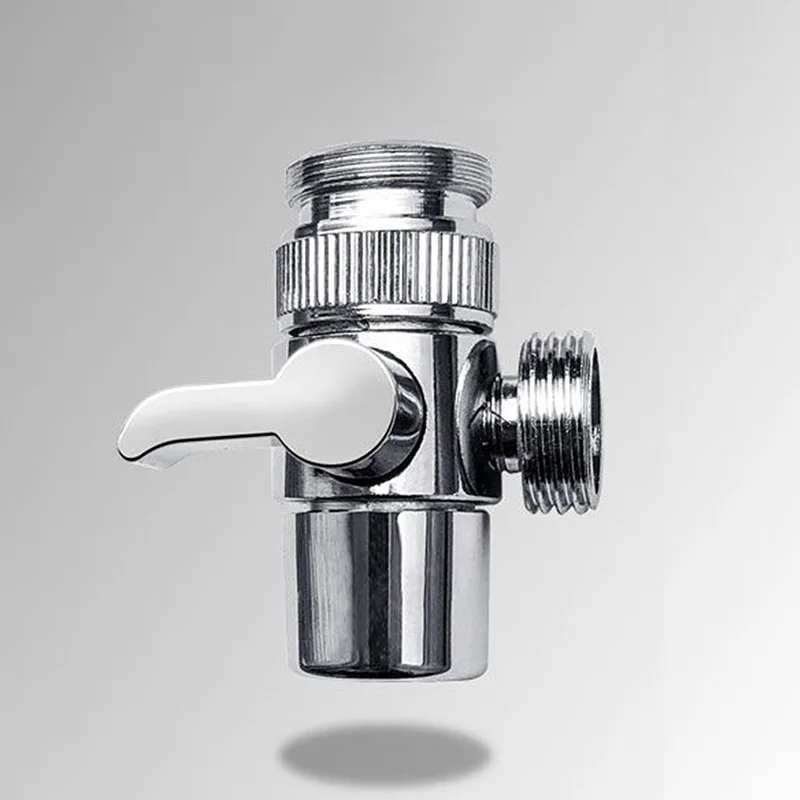 Description Picture 3 of item3-way Sink Faucet Splitter Diverter Valve Connector Zinc Alloy Toilet Water Tap Adapter Kitchen Bathroom Shower Accessories