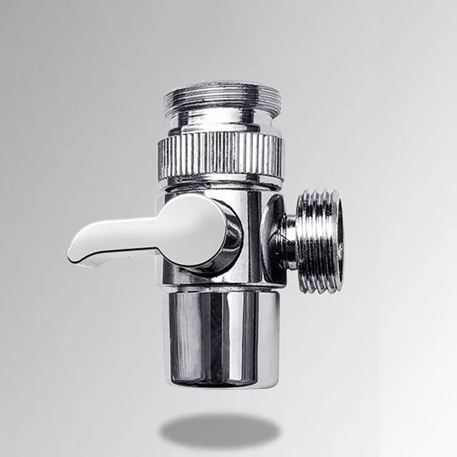 Adattatore Rubinetto 3 Vie - Deviatore Doccia In Lega Di Zinco, M22 A M24, Per Cucina E Bagno - Foto 2