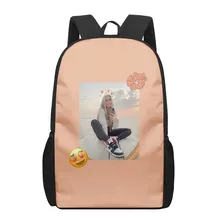 

Addison Rae Easterling 3D Print School Backpack for Boys Girls Teenager Kids Book Bag Casual Shoulder Bags 16Inch Satchel Mochil